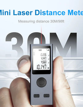 Laser Distance Meter Multifunctional Portable Measuring Device Metal Housing Mini Size Rangefinder Measurement