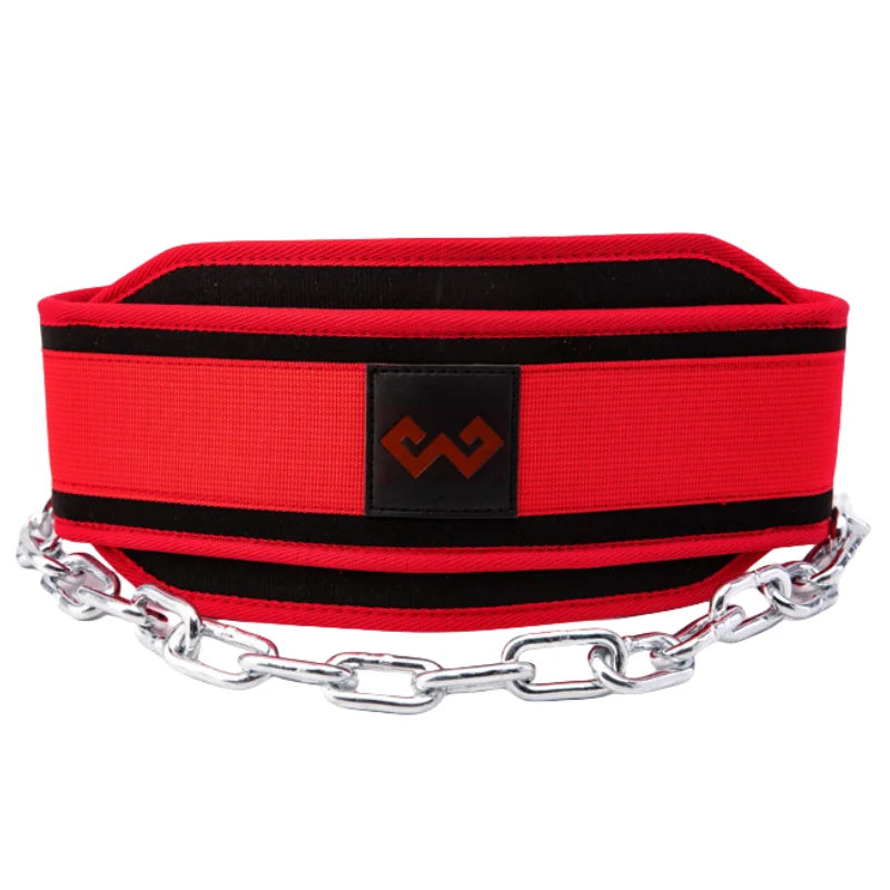 Dip Belt for Weightlifting With Chain Pull Ups Belt Gym Lifting Belt Powerlifting Squat Bodybuilding Heavy Duty Steel Crossfit