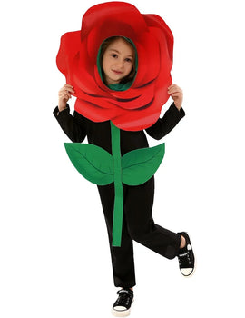carnival plant party dress rose flower Valentine's Day cos
