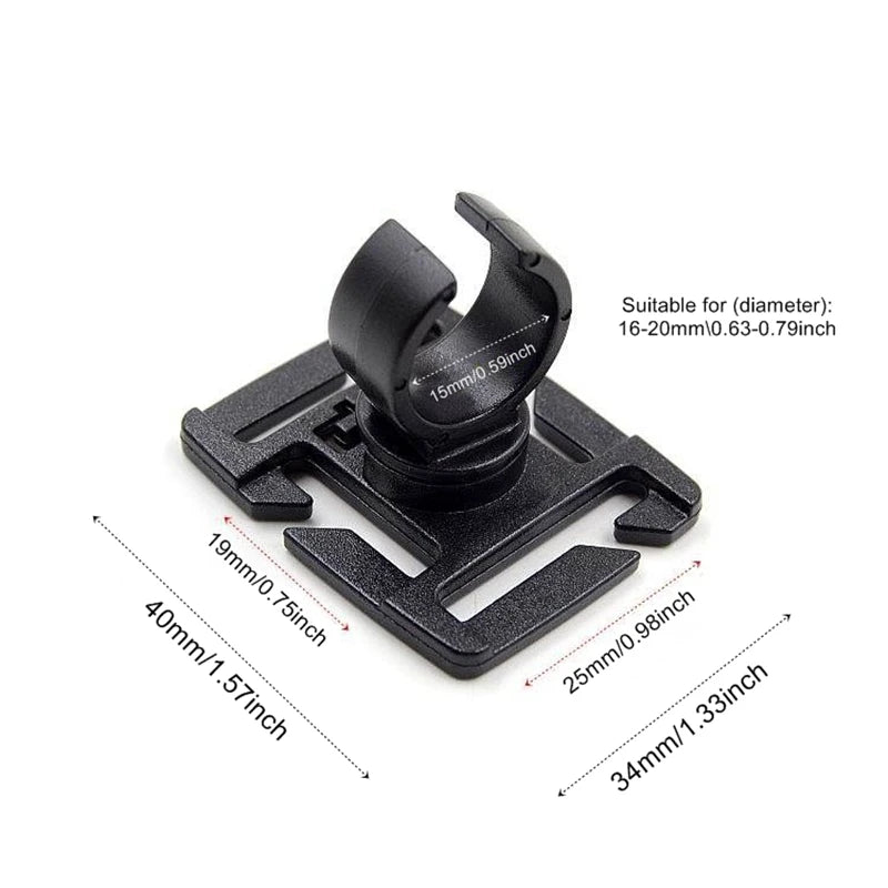 SK68 LED Flashlight With 360 Degree Swivel Clip