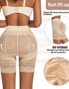 Women's Tummy Control Shapewear Panties – Lace Waist Trainer & Slimming Body Shaper