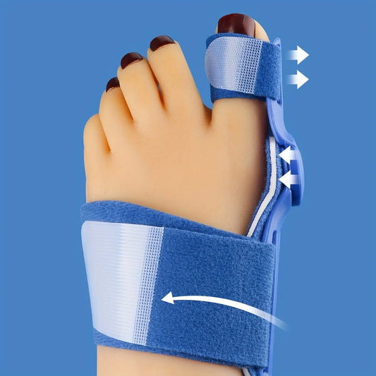 1pc Toe Separator Feet Bone Thumb Adjuster Pedicure Supplies Foot Care Tool Only Fit Night Use Long-term Use Replace Regularly