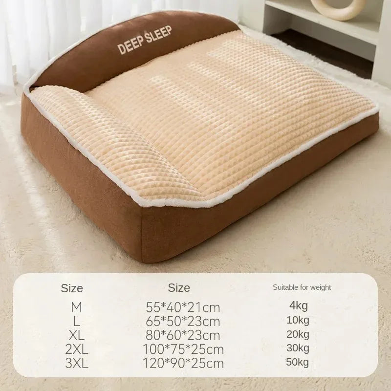 Corduroy Winter Pet Bed Sofa Blanket for Dogs and Cats