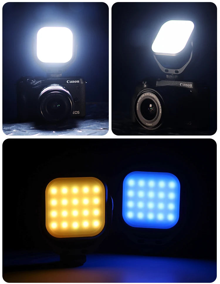 VL66 RGB Video Light – 360° Rotatable Bi-Color 2500-6500K CRI95+ Rechargeable Fill Light for DSLR, SLR & Smartphones