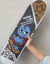 60CM Skateboarding Cartoon Skateboard Dinosaur Spider Longboard Marple Double Rocker For  Skate Board ern