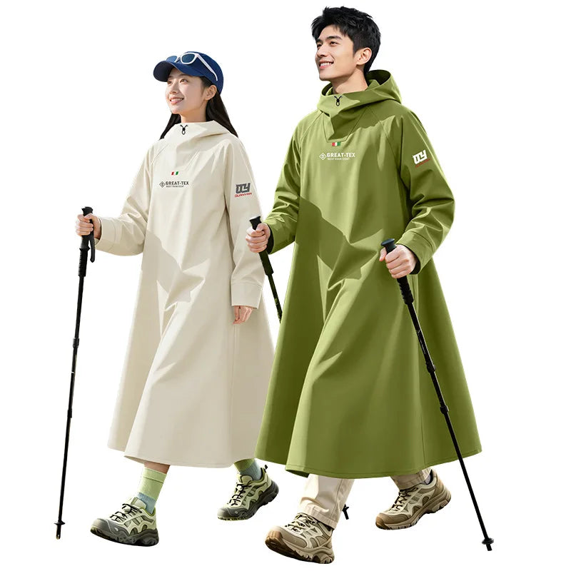 Full Body Waterproof Rain Poncho for Electric Scooter and Cycling