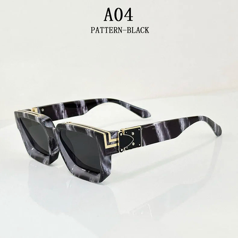Millionaire Square Sunglasses With UV400 Protection