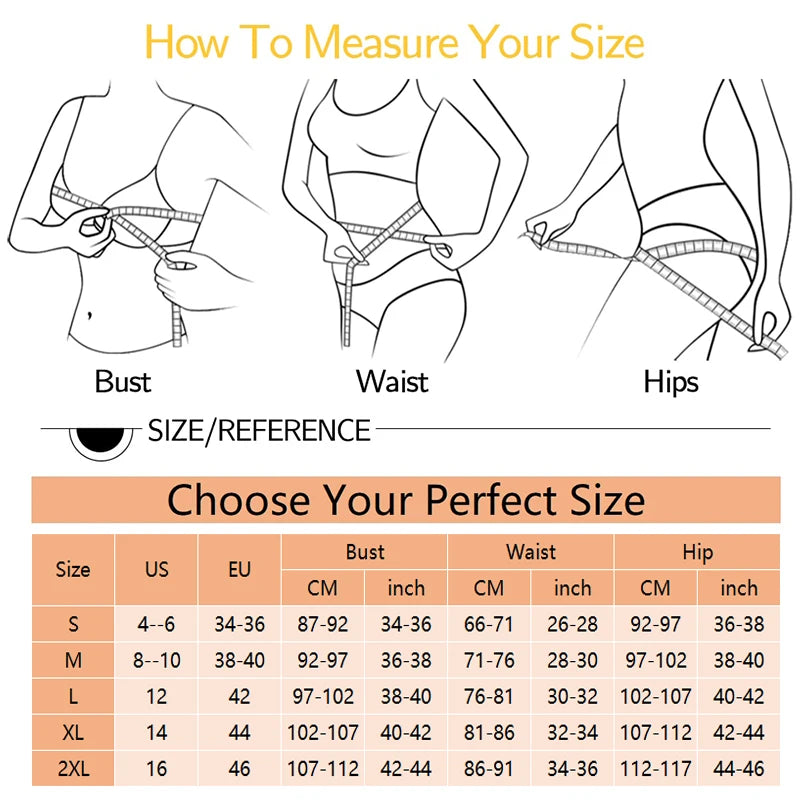 Tank Top Bodysuit Women Seamless Tummy Control Bodysuit Shapewear Crew Neck Thong Snap Waist Trainer Body Shaper