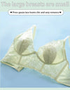Women’s Lace Transparent Rabbit Ears Push-Up Bra – Soft, Thin, Wire-Free Bralette