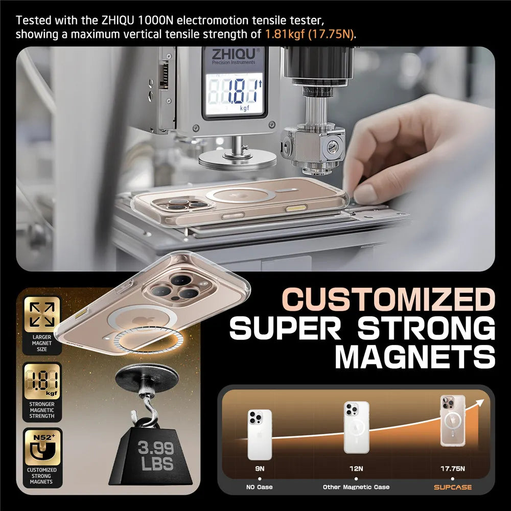 For iPhone 16 Pro Max Case with Camera Control Capture Button UB Mag Slim Shockproof  MagSafe Phone Case Cover