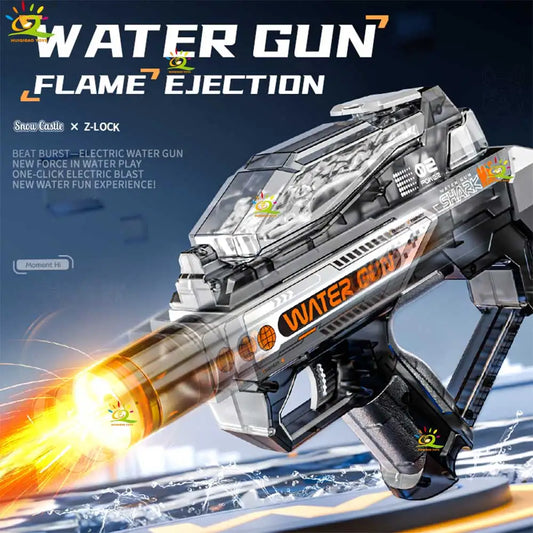 Electric High Speed Water Gun Rechargeable Portable Water Blaster for Outdoor Activities