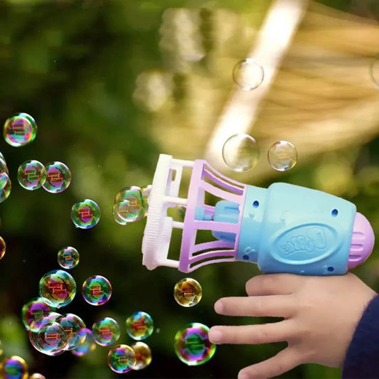 Bubble Machine Toy Summer Cartoon Camera Light Music Electric Automatic Bubbler Maker Music Controllable Outdoor Fun