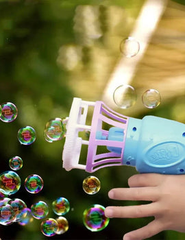 Bubble Machine Toy Summer Cartoon Camera Light Music Electric Automatic Bubbler Maker Music Controllable Outdoor Fun