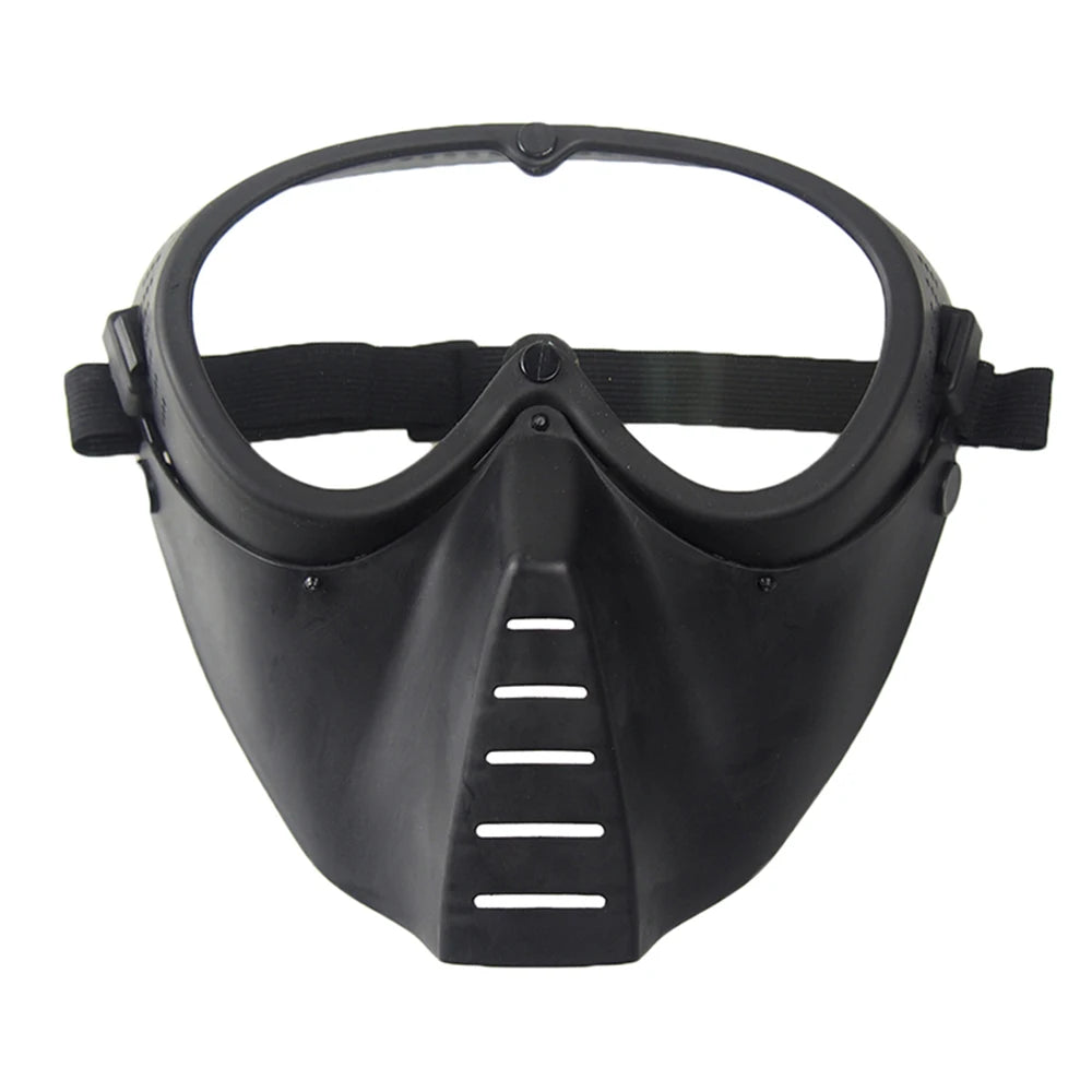 Breathable Full Face Tactical Mask, Airsoft Paintball, CS Wargame Sports Mask, Cool Cosplay Masks