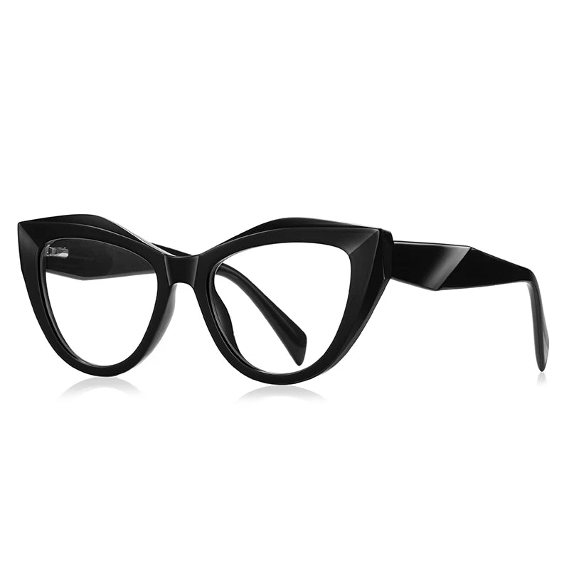 HONGMEI Unique Design Myopia Prescription Glasses Women Cat Eye Hyperopia Reading Anti Blue Light Optical Eyeglasses Frame2166