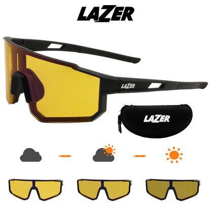 Photochromic Cycling Glasses Mountain Bike Sunglasses Sports Goggles UV Protection