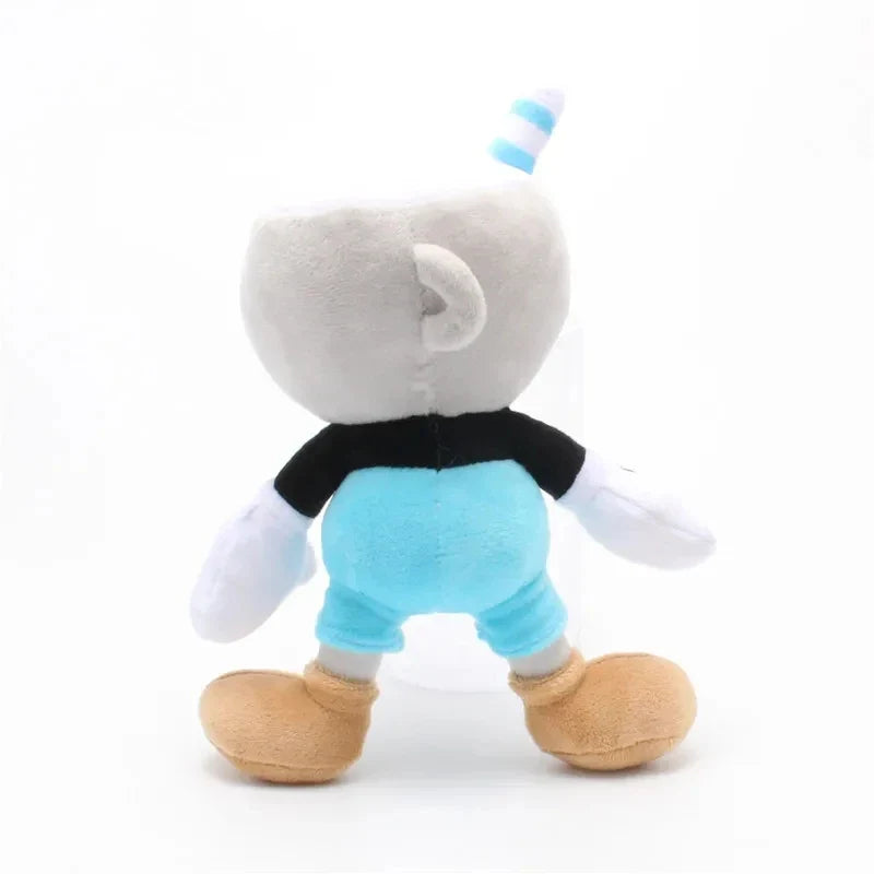 2pcs Cuphead Plush Doll Toys Mugman Game Doll Toys Adventure Soft Stuffed Plush For  Birthday Gift