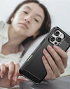 For iPhone 16 Pro Max Case Silicone Carbon Fiber Protector Case For iPhone 16 Pro Max Cover Shockproof Rubber TPU Cover Case
