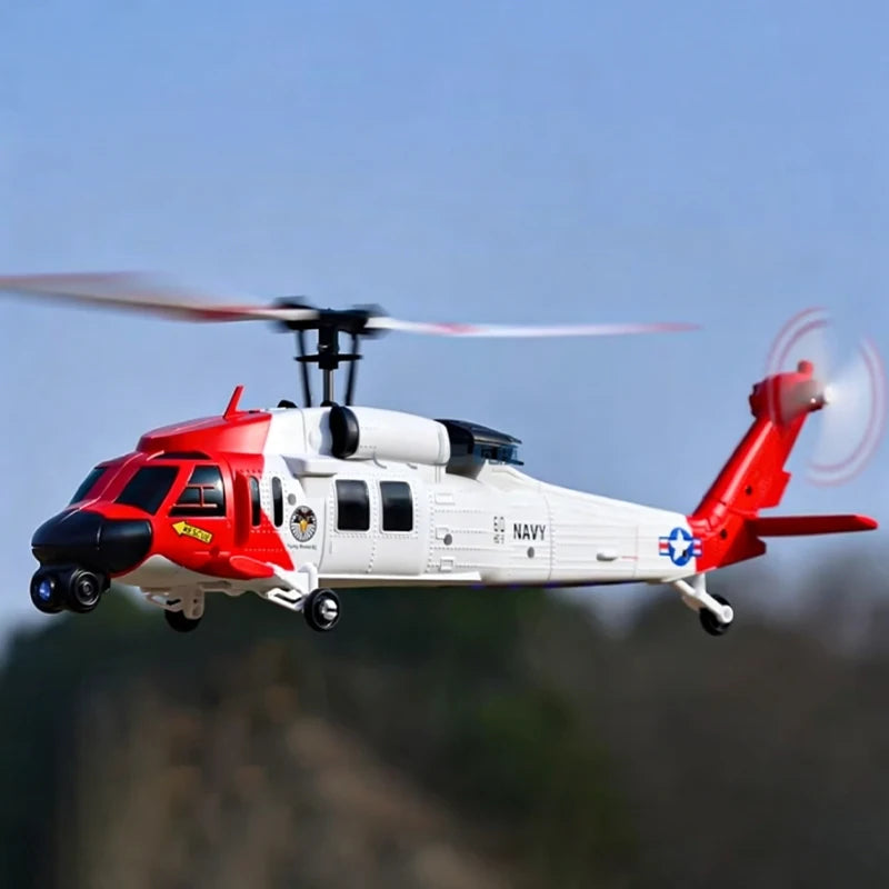 FB06 Black Hawk Remote Control Helicopter 4 Channel Optical Flow Positioning Simulation Model