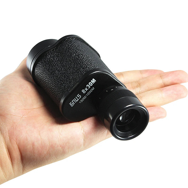 Metal 8X30 10X40 12X45 Military Monocular HD High Quality Portable Mini Telescope Captain Caribbean Pirates Spyglass Binoculars