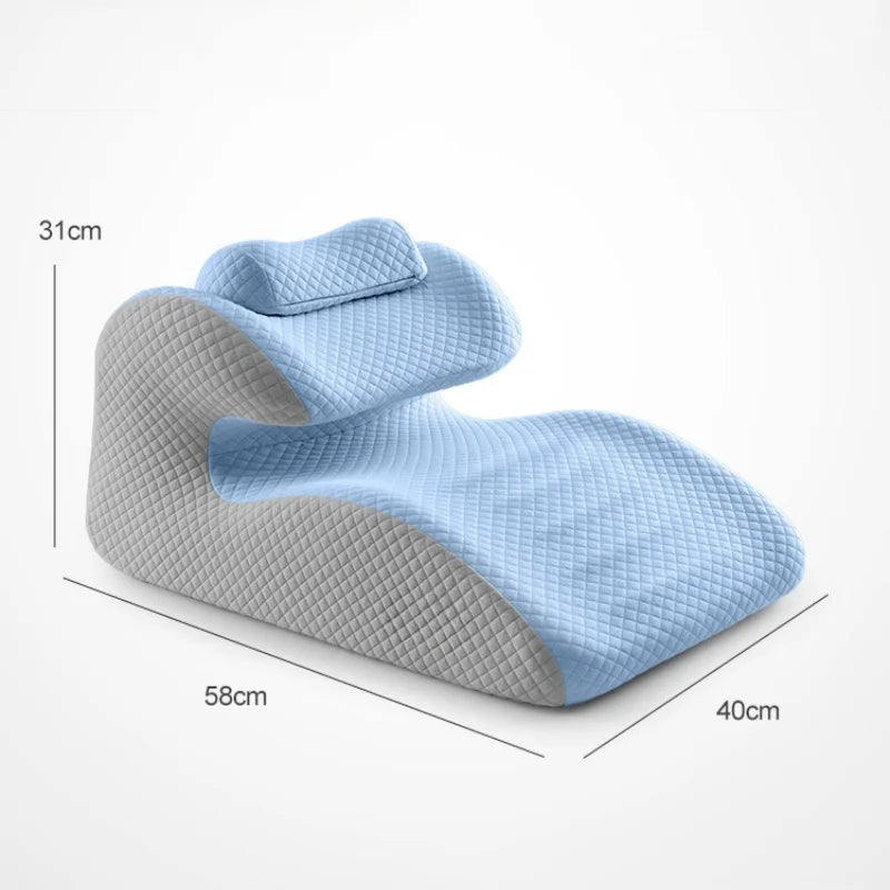 Memory Foam Bed Wedge Pillow Incline Support Cushion For Relief Pregnancy Home Sleeping Pillow Elderly Back Rest Pillow