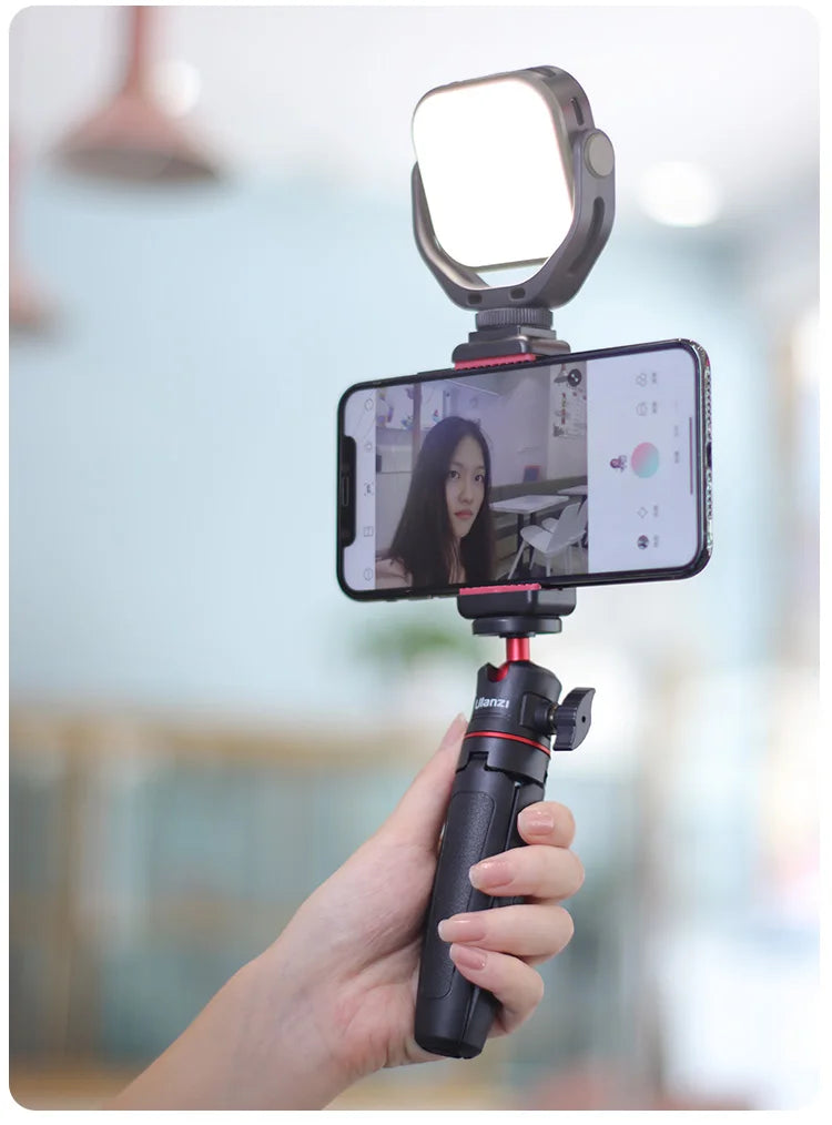 VL66 RGB Video Light – 360° Rotatable Bi-Color 2500-6500K CRI95+ Rechargeable Fill Light for DSLR, SLR & Smartphones