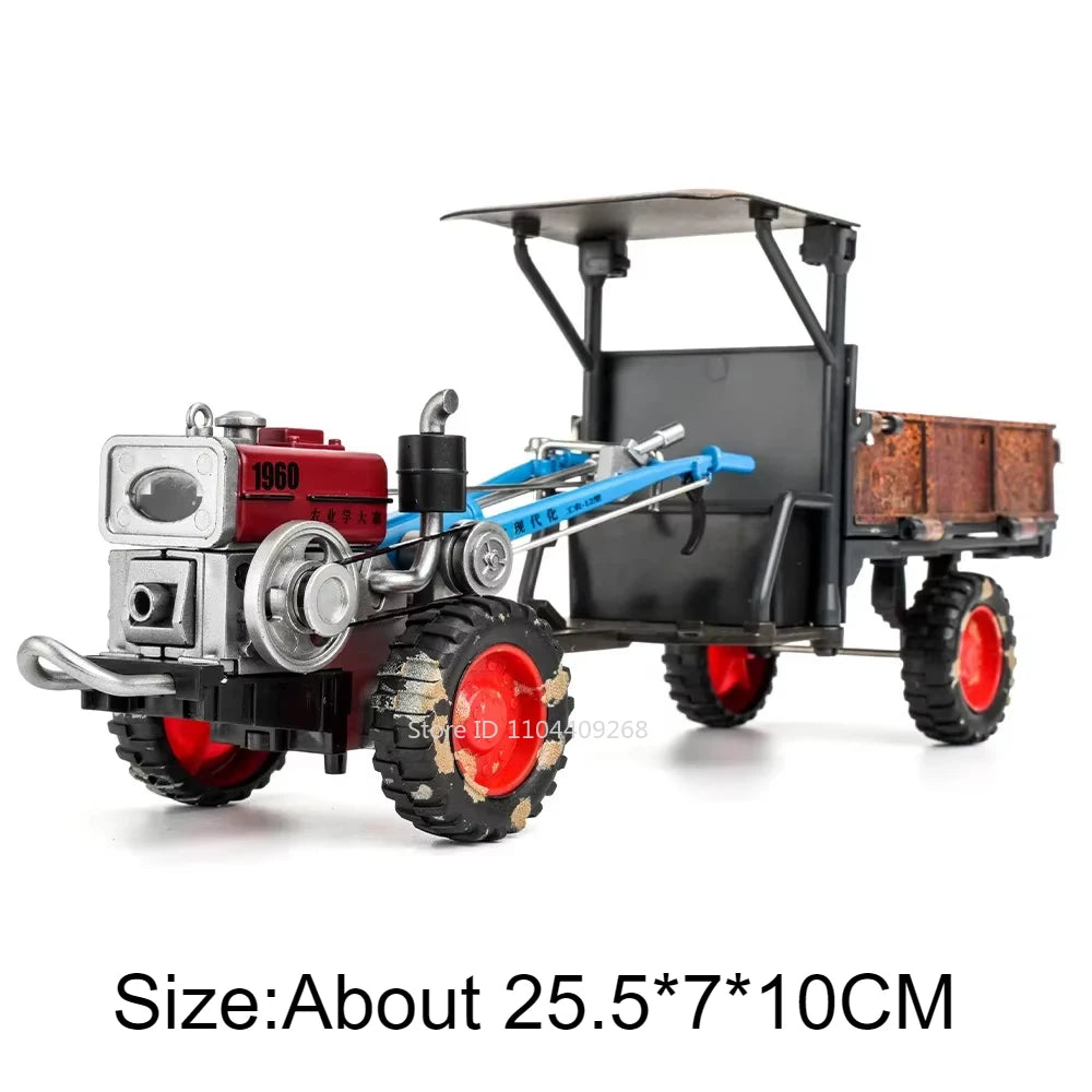 1:24 PETERBILT 389 Truck Toy Walking Tractor Car Model Alloy Die-cast Sound Light Vehicle Models Interior Decoration Present