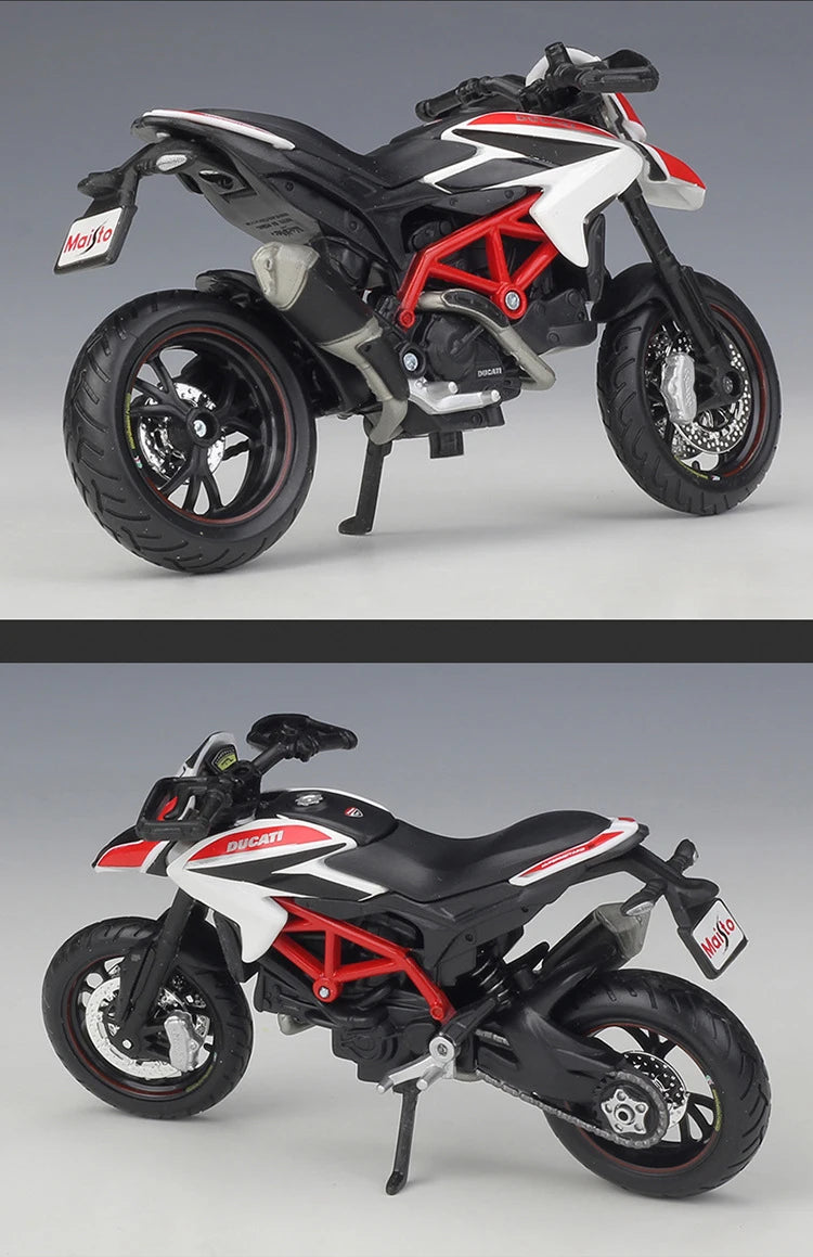 1 18 Scale Ducati Hypermotard SP Diecast Motorcycle Model