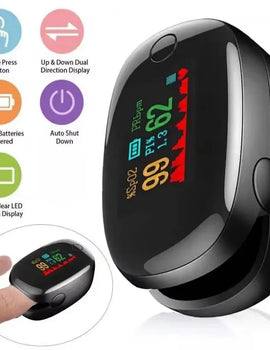 Finger Clip Heart Rate Meter Measure Finger Oximetry PI Value Monitor Pulse Black Gem Oximeter Heart Rate Monitor Portable
