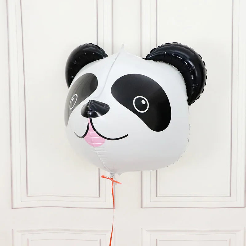 1PC 4D Giant Tiger Elephant Lion Panda Foil Balloons Animal Childrens Birthday Party Decorations Balloon Boy Kids Toys