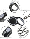 3m 5m 8m 50kg Dog Leash Retractable Roulette Collar for Small Big Dog Accessories Adjustable Durable Walking Hiking Bulldog Rope