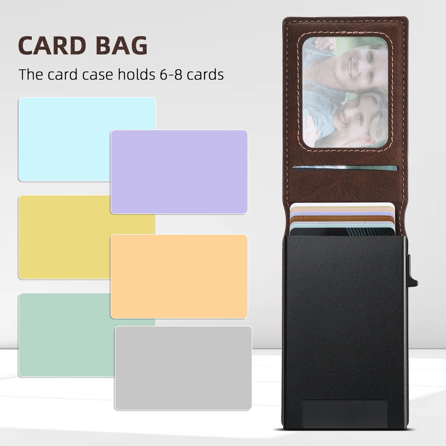 Magnetic PU Leather Wallet Case with Card Slot & Kickstand for Samsung Galaxy S26 Ultra / S25 Plus – Wireless Charging Cover