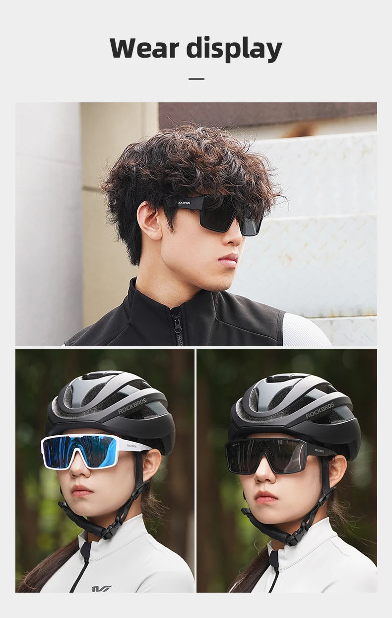Polarized Cycling Glasses Set for Myopia Glasses UV400 Sun Protection Driving Fishing Hiking Cycling Eyewear Sunglasses