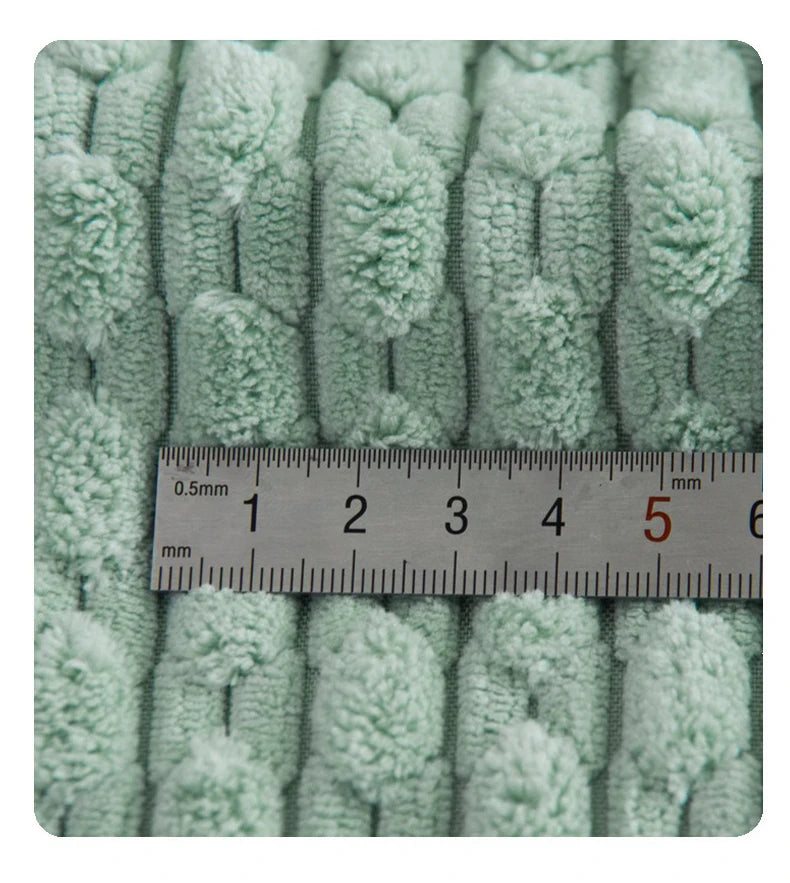 1M/2M/3M/5M Thick Plush solid color Chain Corduroy Fabric Polyester and Nylon Warm Coat Clothing Handmade Sewing Sofa Pillow DIY