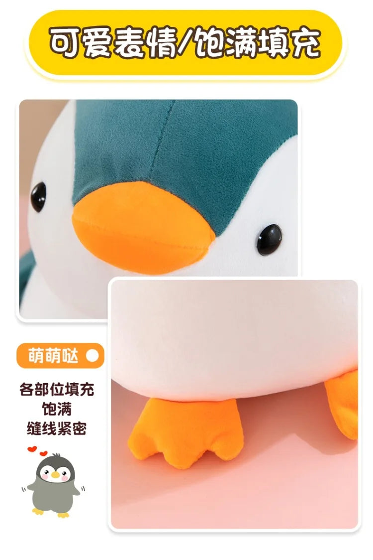 Kawaii Plush Penguin Stuffed Doll Cute Toy for Kids Girls Birthday Xmas Gift Soft Sleep Companion Cuddly Animal Plushie
