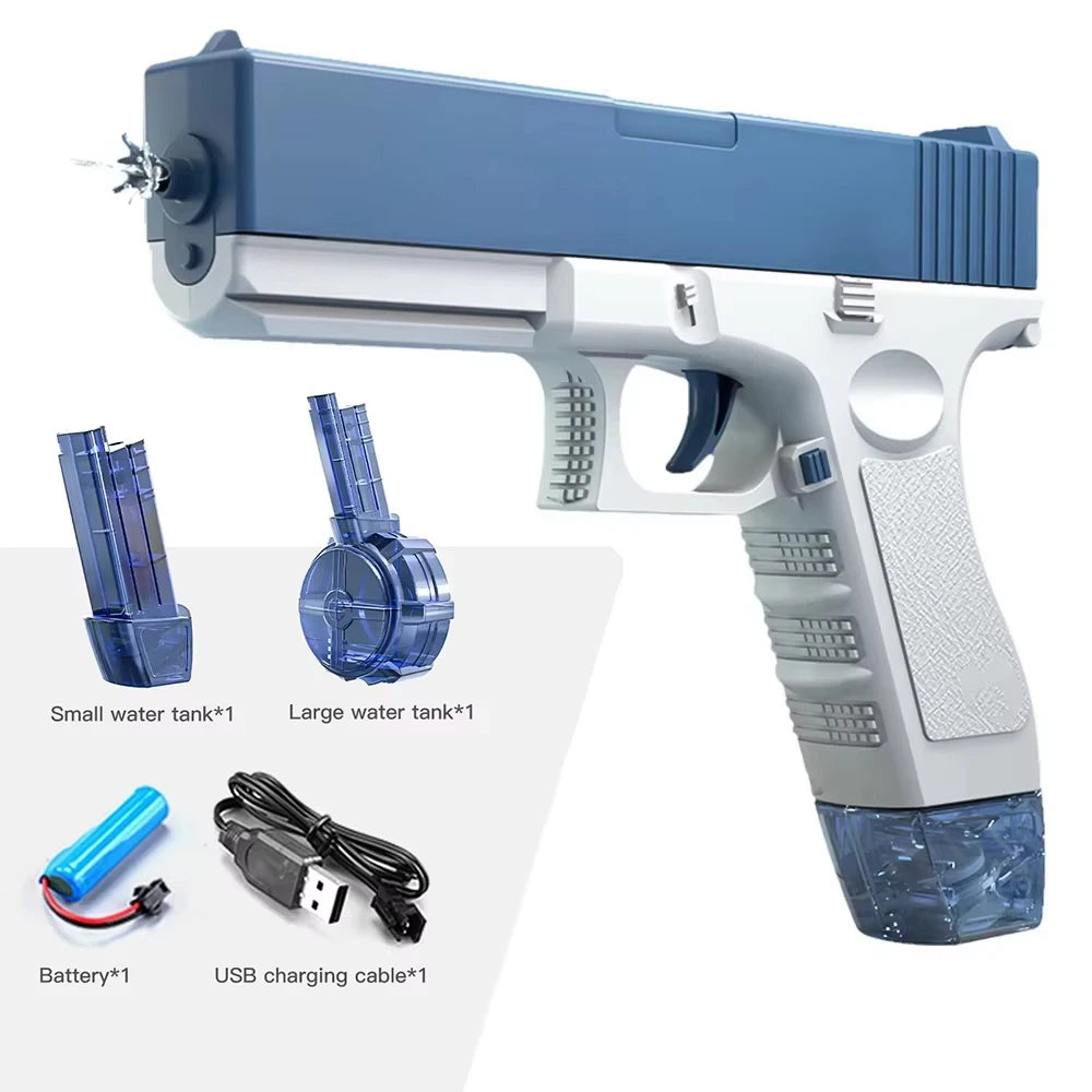 Electric M416 Water Gun with Full Automatic Shooting – Rechargeable Summer Outdoor Water Blaster