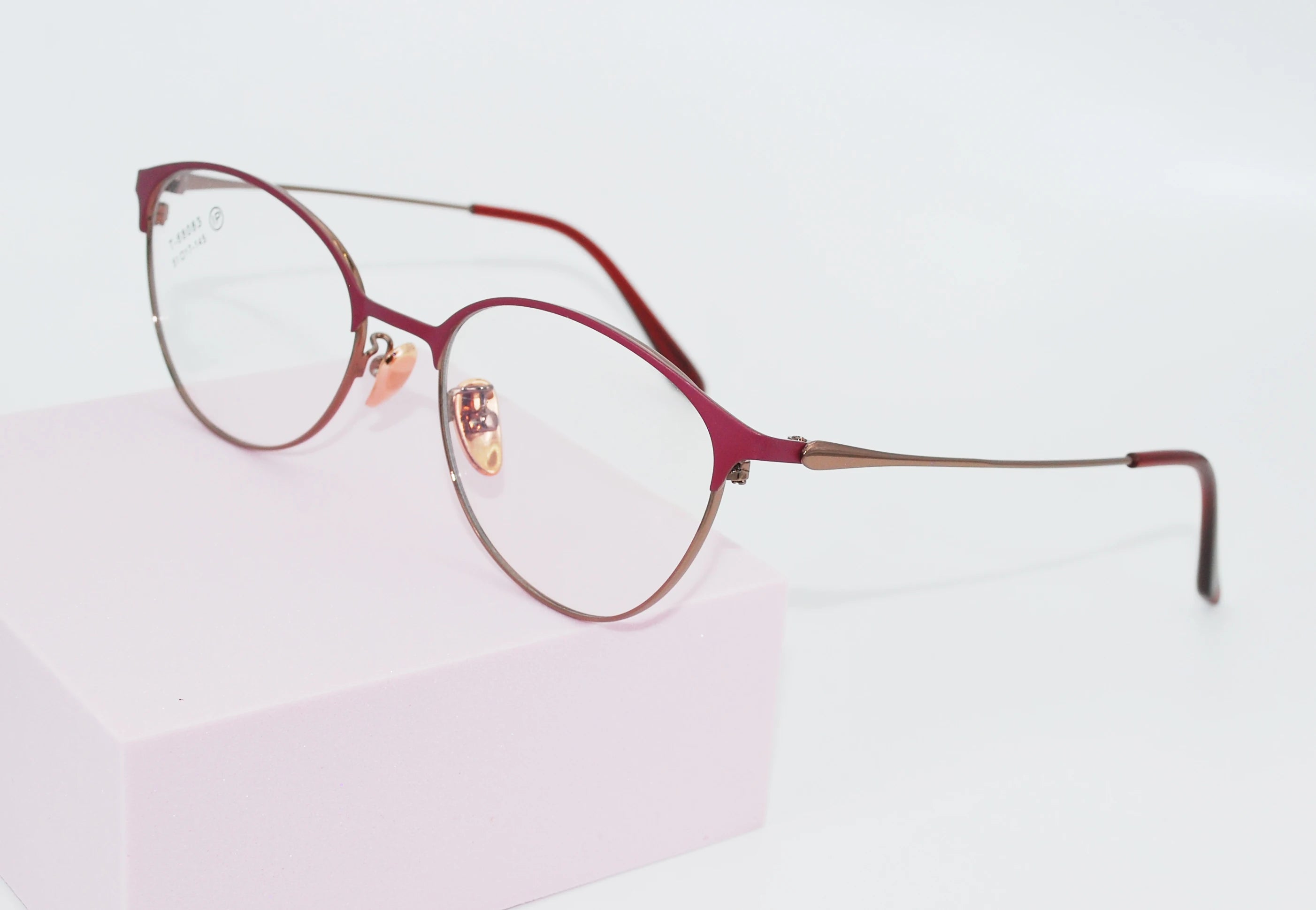 Retro Cat Eye Butterfly Eyewear Ultra Light Alloy Spectacle Optical Prescription Glasses Frames