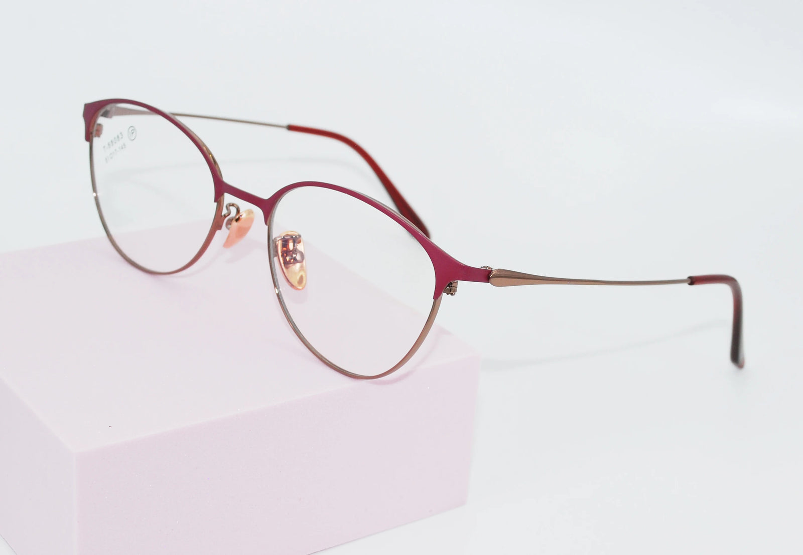 Retro Cat Eye Butterfly Eyewear Ultra Light Alloy Spectacle Optical Prescription Glasses Frames