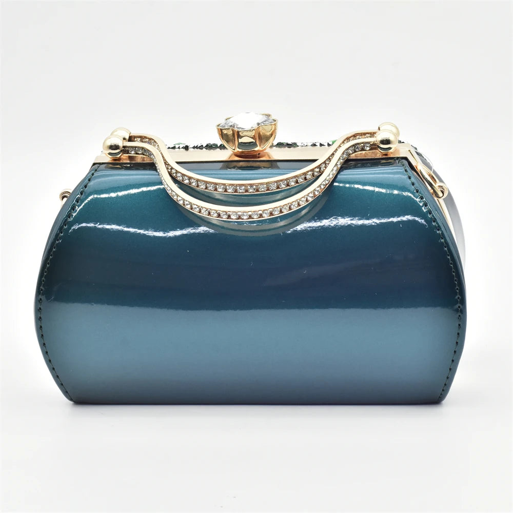 Italian Women Wedding Shoes and Bag Set Decorated with Rhinestone Women Shoe Size 43 Shoes for Women 2025