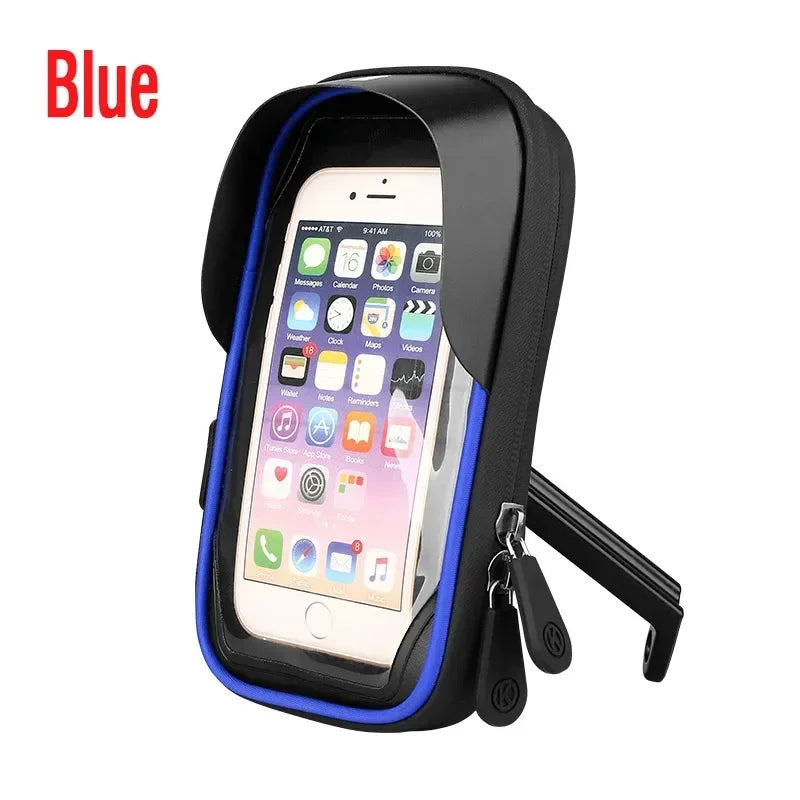 Bicycle Motorcycle Waterproof 360° Rotation Front Frame Phone Holder Easy Universal Navigation Smartphone Bracket For All Phones