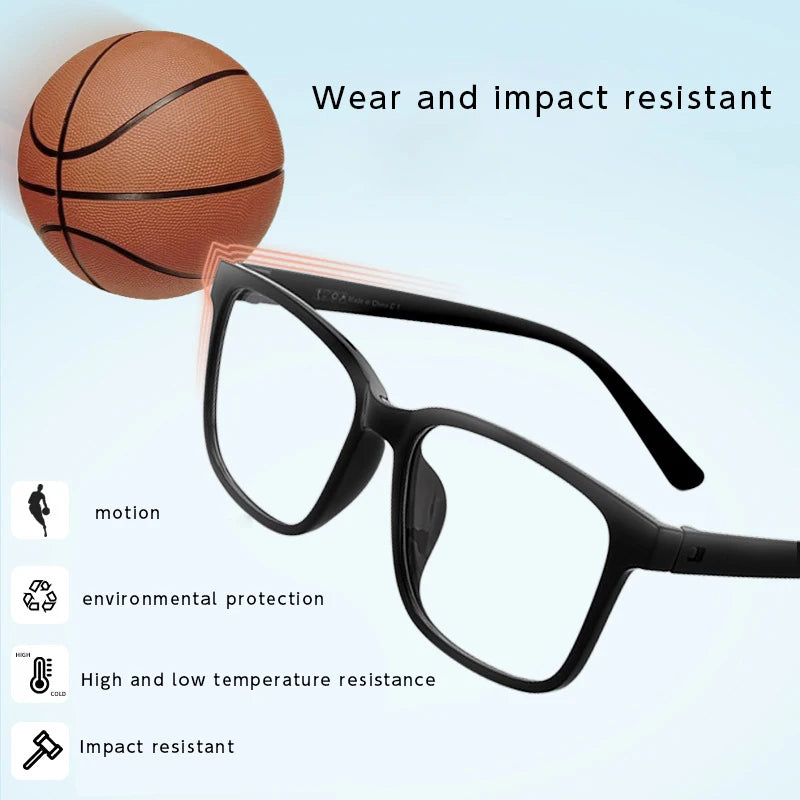 HONGMEI Ultralight and Comfortable Men's and Women's Glasses Frame TR90 Screwless Design Optical Prescription Glasses Frame 8821