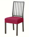1PC Stretch Dining Chair Seat Cover Jacquard Solid Color Chairs Covers Removable Anti-Dust Chair Cushion Slipcovers Hotel Home