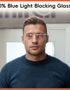 Clear Frame 100% anti-blue light glasses Clear Lens Anti fatigue Glasses Fashion Glasses Women And Man Computer Gaming Glasses