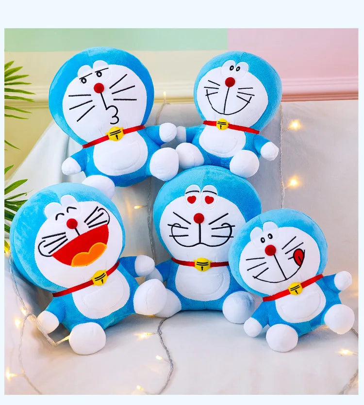 70cm Large Size cute Doraemon Plush Toy Stand By Me Cute Stuffed Plushie Doll Cartoon Cat Animal Sofa Bed Pillow Toy Gifts