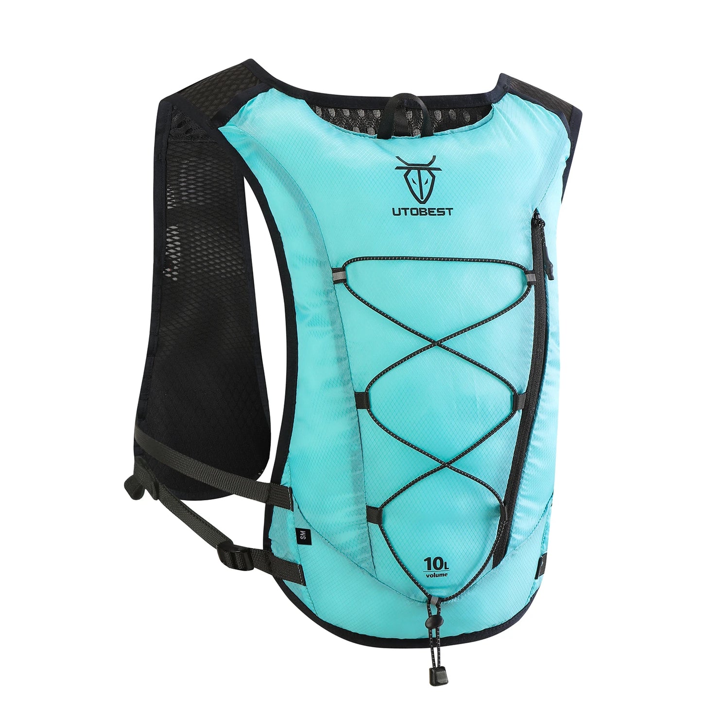 Trail Running Backpack 10L Ultra Lightweight Hydration Vest with 2L Water Bladder for Outdoor Hiking Cycling Marathon