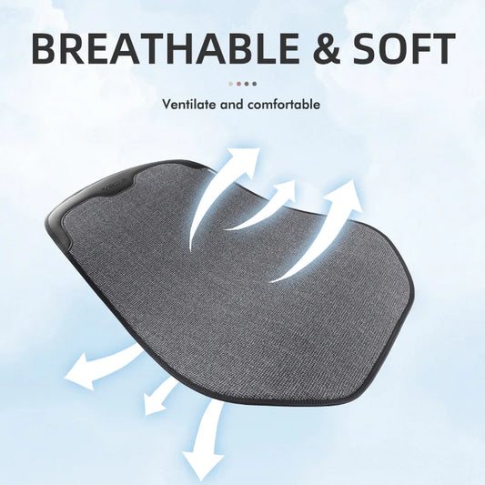 Universal Linen Cotton Car Seat Cover Breathable Soft Seat Cushion