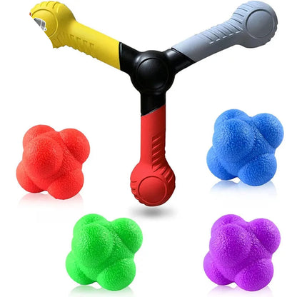 Reactive Catch Trainer For Improving Hand-Eye Coordination & Speed Reaction Speed Training Stick Baseball Boxing Reflex