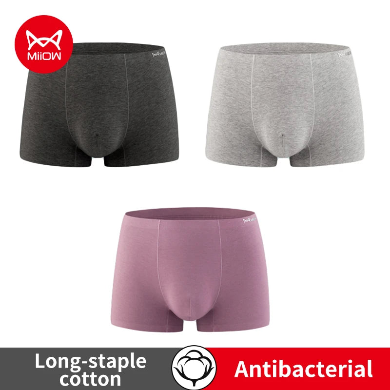 3-Pack Men’s Graphene Antibacterial Boxer Shorts – Comfortable & Durable