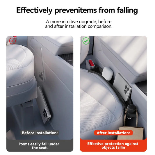 Car Seat Gap Filler with Emergency Safety Hammer for Tesla and All Vehicles