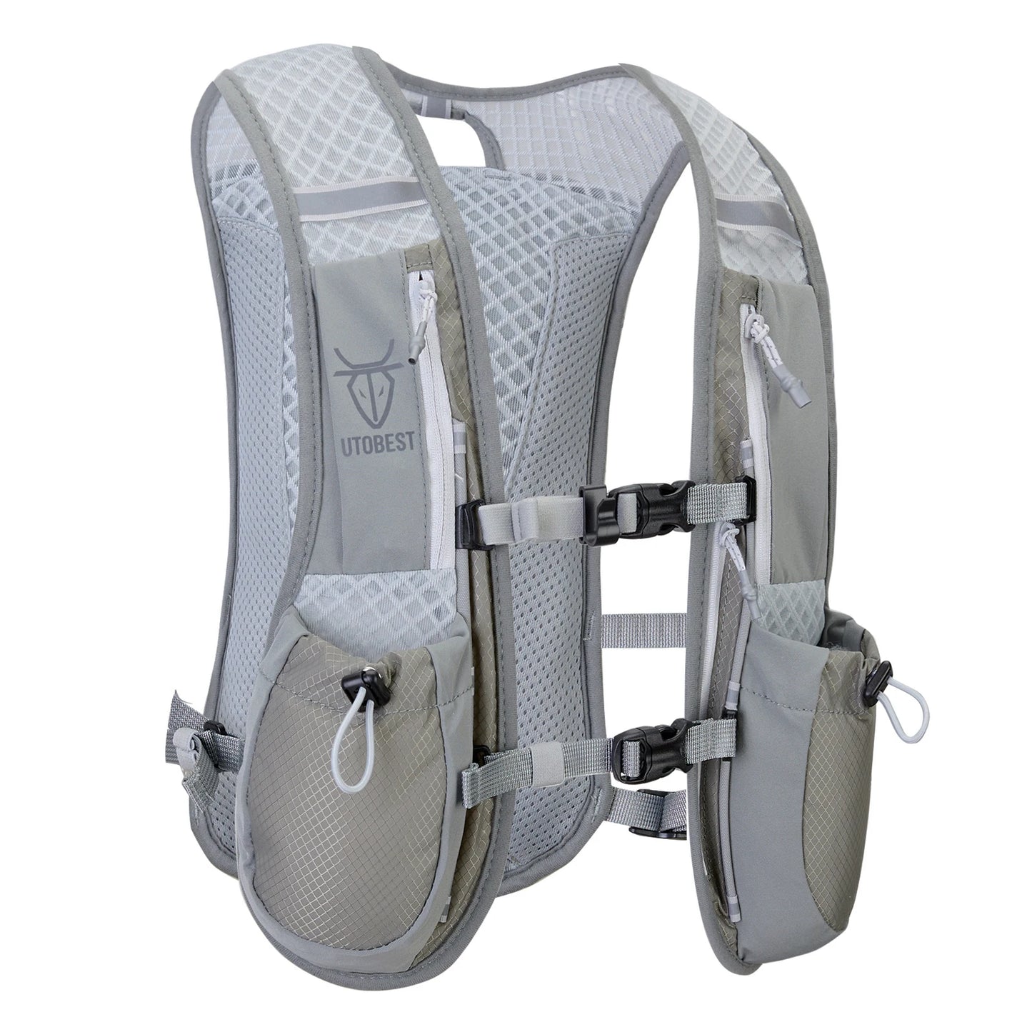 Trail Running Backpack 5L Ultra Lightweight Hydration Vest Breathable Functional Pack for Marathon Cycling Hiking